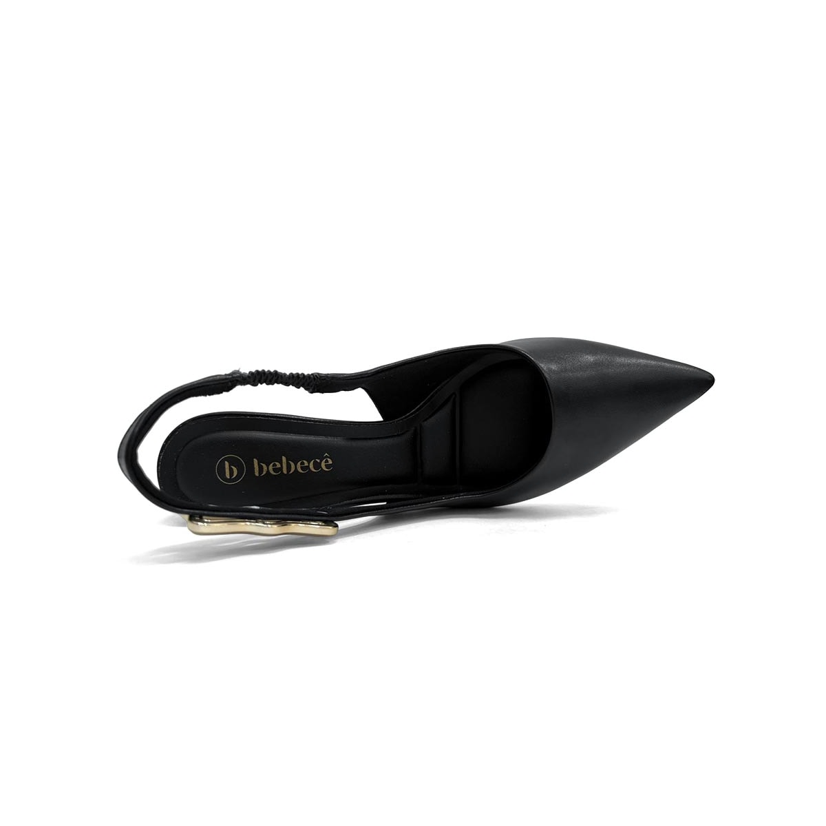 Sapato Bebecê Slingback T7012-028 Preto