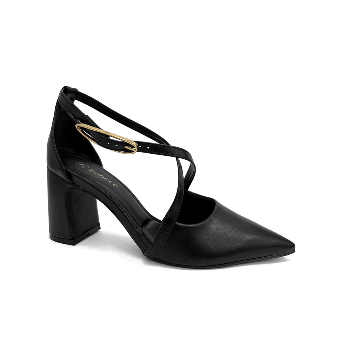 Sapato Bebecê Slingback T7021-247 Preto
