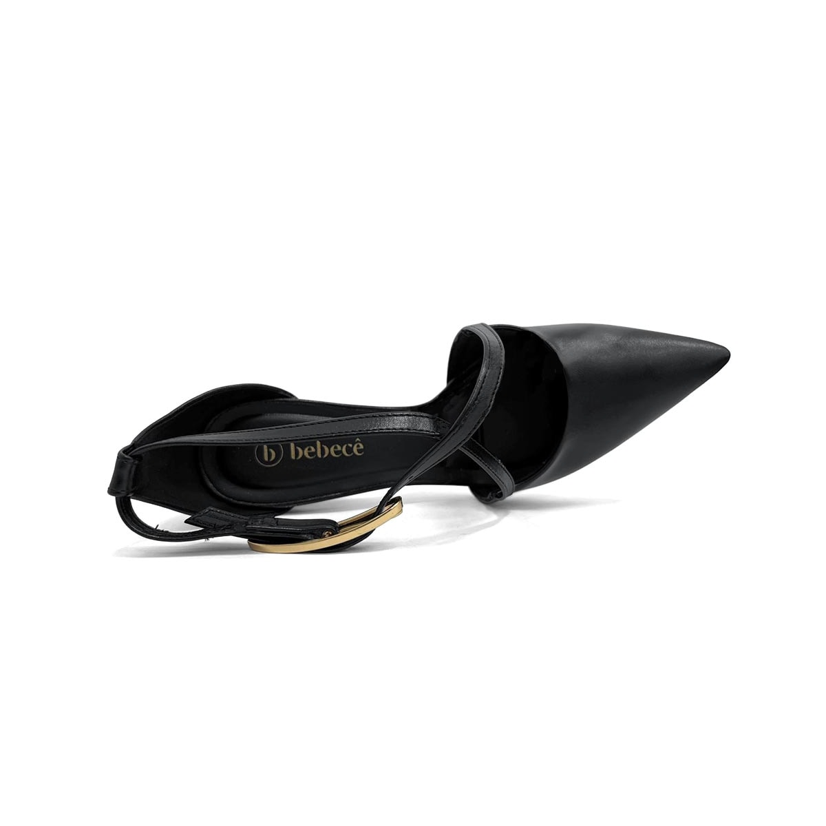 Sapato Bebecê Slingback T7021-247 Preto