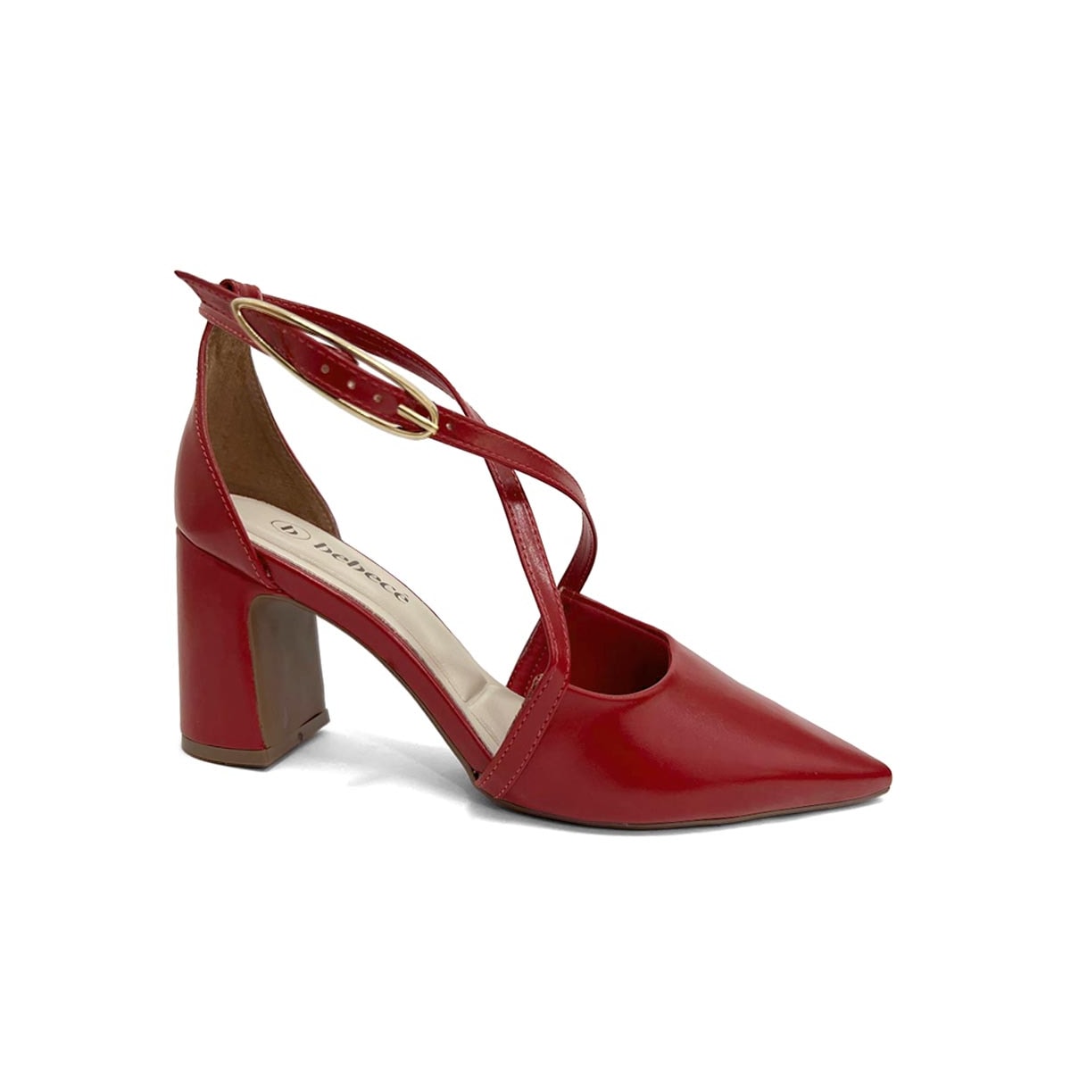 Sapato Bebecê Slingback T7021-247 Scarlet