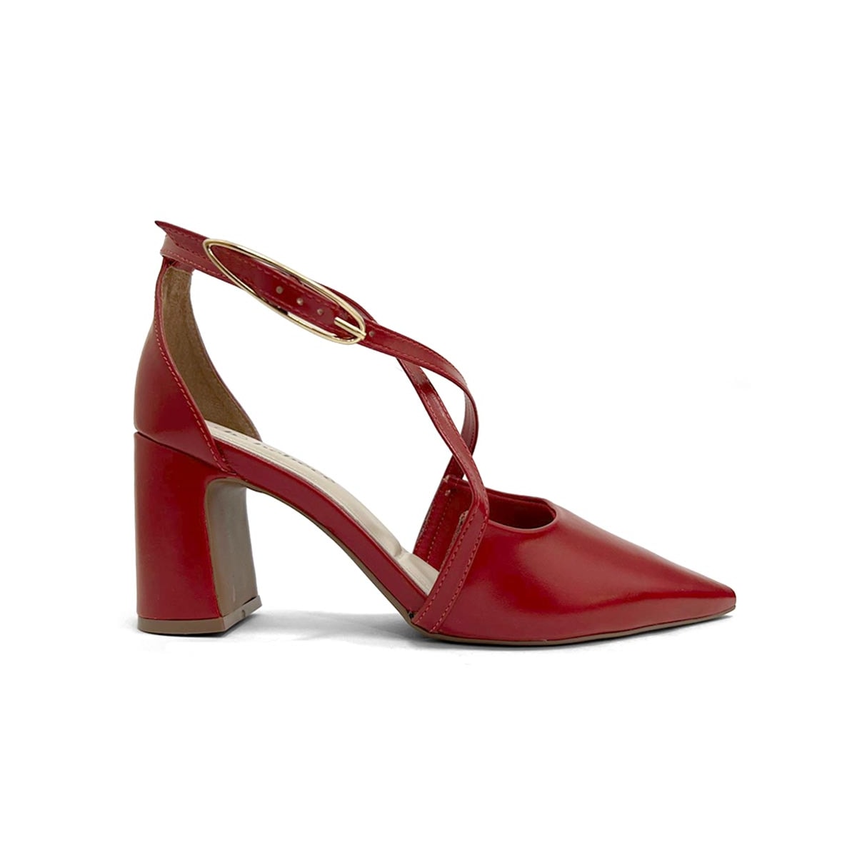 Sapato Bebecê Slingback T7021-247 Scarlet