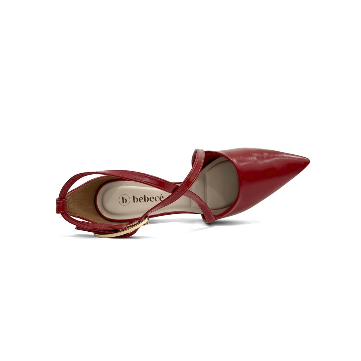 Sapato Bebecê Slingback T7021-247 Scarlet