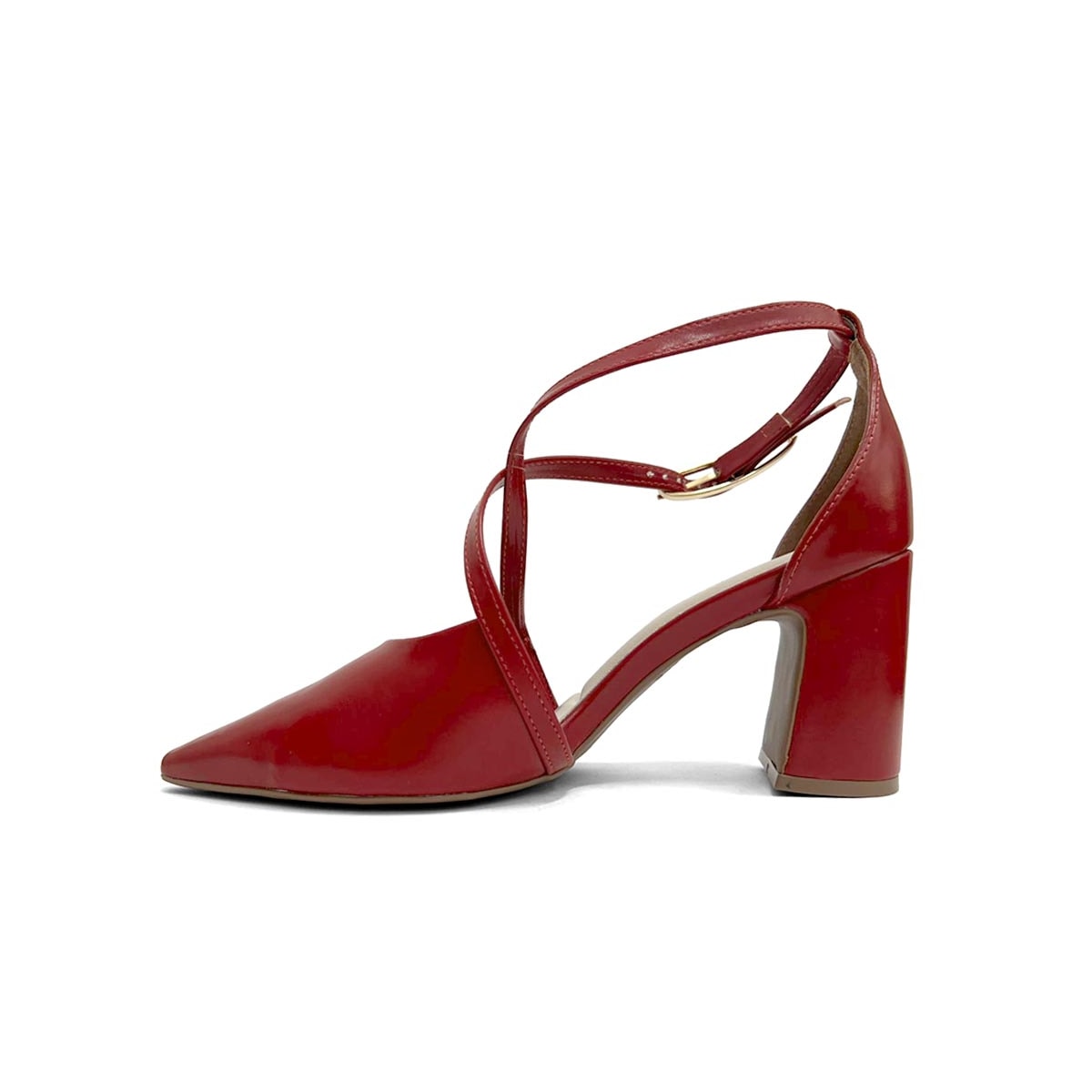 Sapato Bebecê Slingback T7021-247 Scarlet Sapato Bebecê Slingback T7021-247 Scarlet