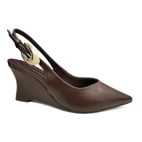 Sapato Bebecê Slingback T7033-041 Cacau