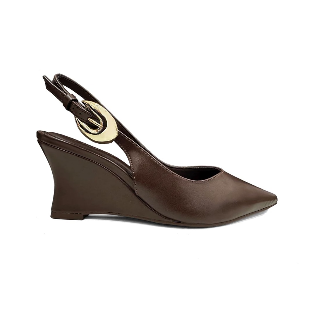 Sapato Bebecê Slingback T7033-041 Cacau