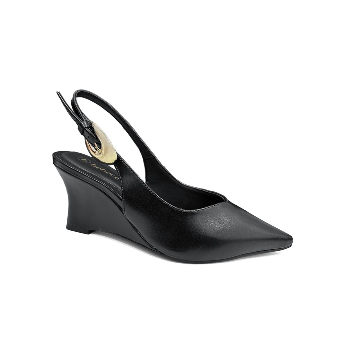 Sapato Bebecê Slingback T7033-041 Preto