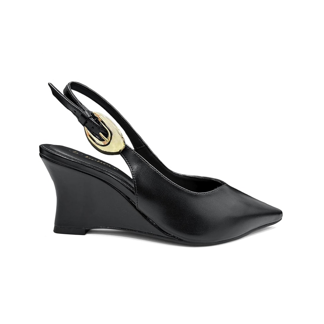 Sapato Bebecê Slingback T7033-041 Preto