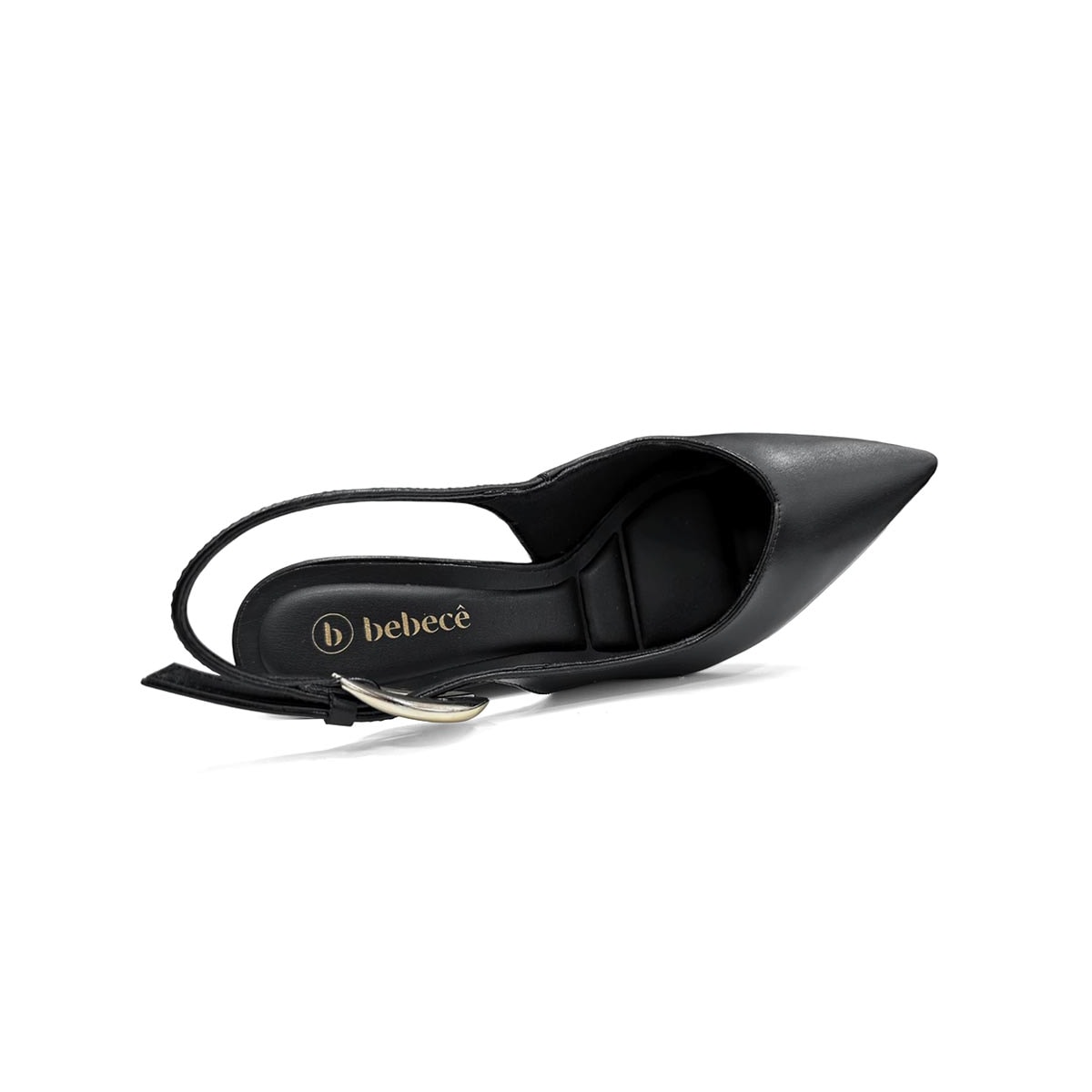 Sapato Bebecê Slingback T7033-041 Preto