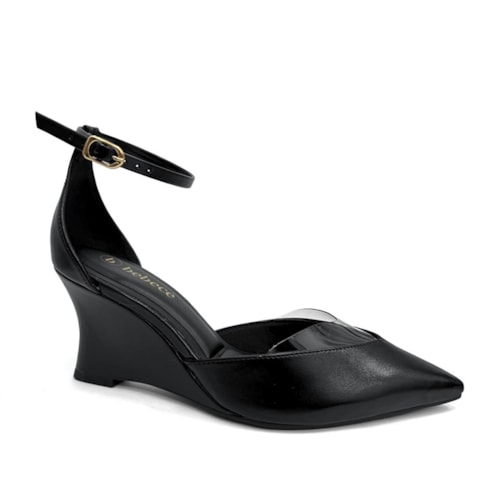 Sapato Bebecê Slingback T7033-043 Preto