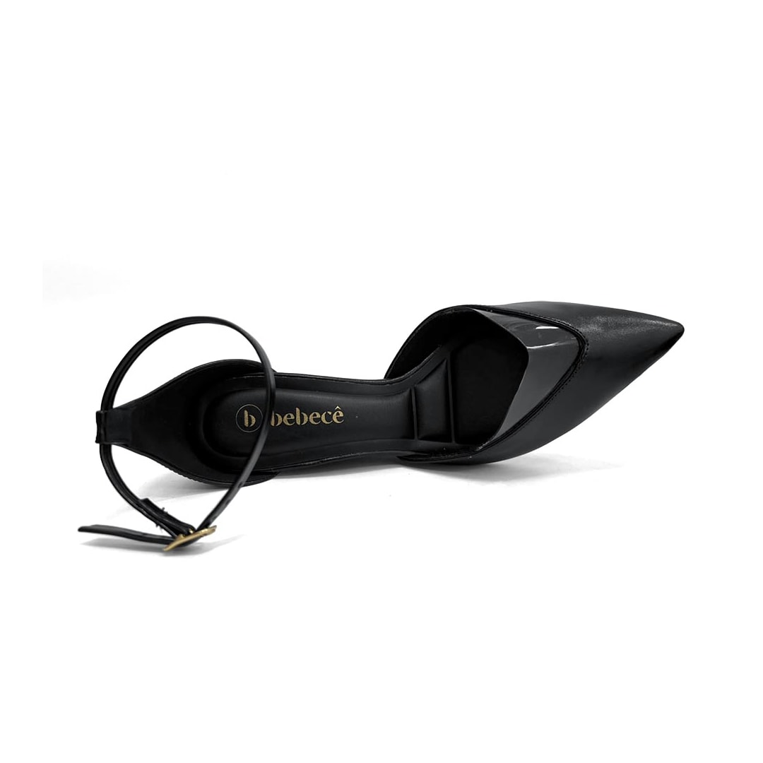 Sapato Bebecê Slingback T7033-043 Preto