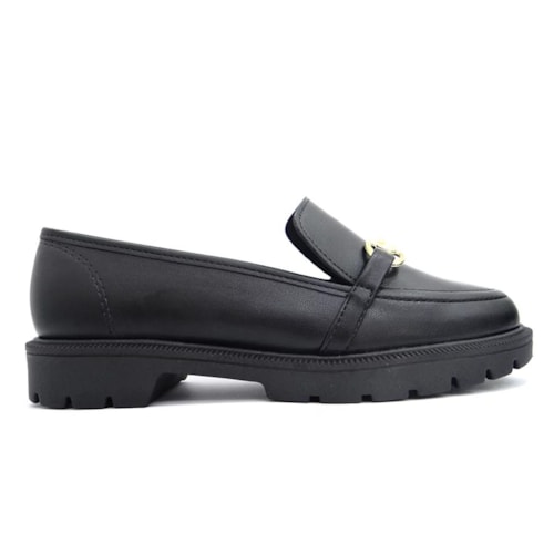 Detalhe - Sapato Beira Rio Mocassim 4283.104 Preto