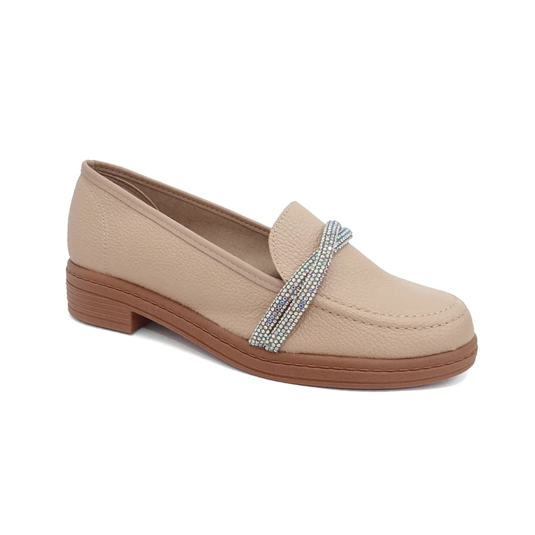 Sapato Beira Rio Mocassim 4312.102 Bege Sapato Beira Rio Mocassim 4312.102 Bege