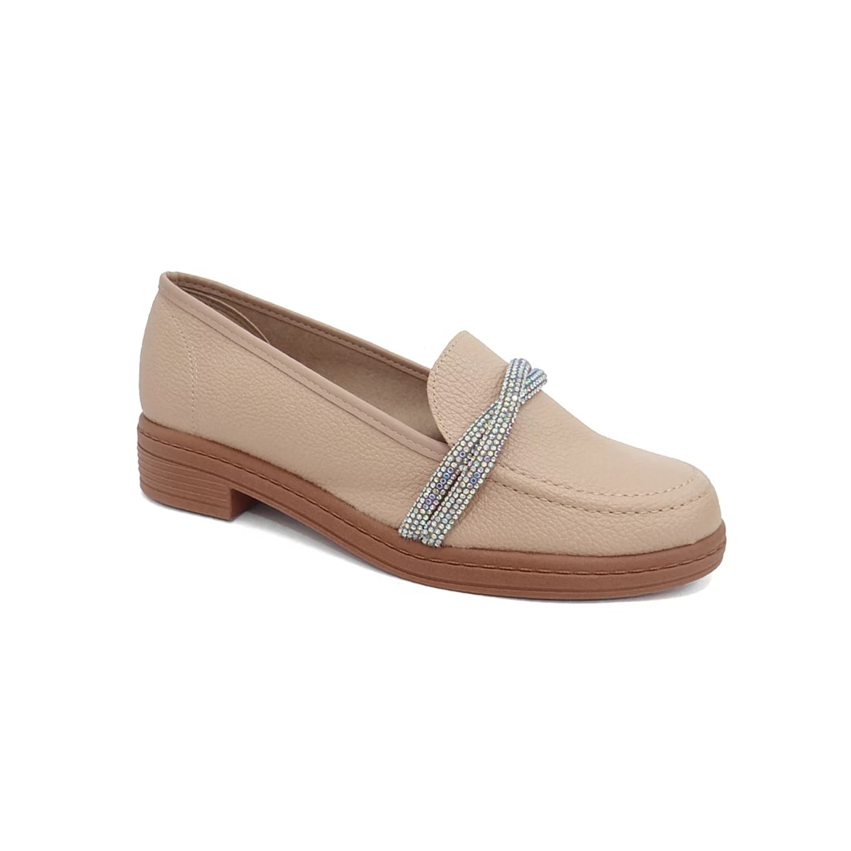 Sapato Beira Rio Mocassim 4312.102 Bege Sapato Beira Rio Mocassim 4312.102 Bege