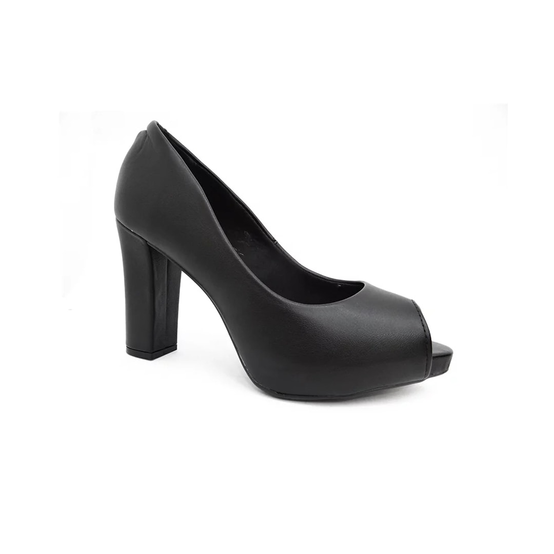 Sapato Beira Rio Peep Toe 4788.301 Preto Sapato Beira Rio Peep Toe 4788.301 Preto