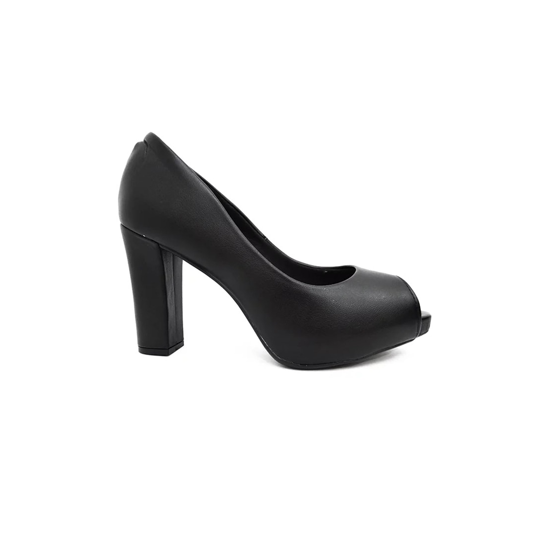 Sapato Beira Rio Peep Toe 4788.301 Preto Sapato Beira Rio Peep Toe 4788.301 Preto