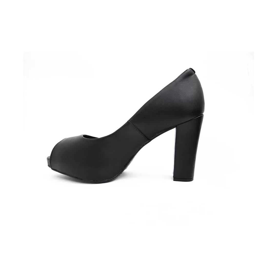 Sapato Beira Rio Peep Toe 4788.301 Preto Sapato Beira Rio Peep Toe 4788.301 Preto