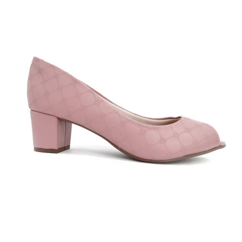 Detalhe - Sapato Beira Rio Salto Bloco 4777.400 Petala