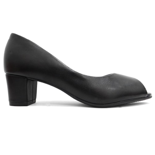 Detalhe - Sapato Beira Rio Salto Bloco 4777.400 Preto