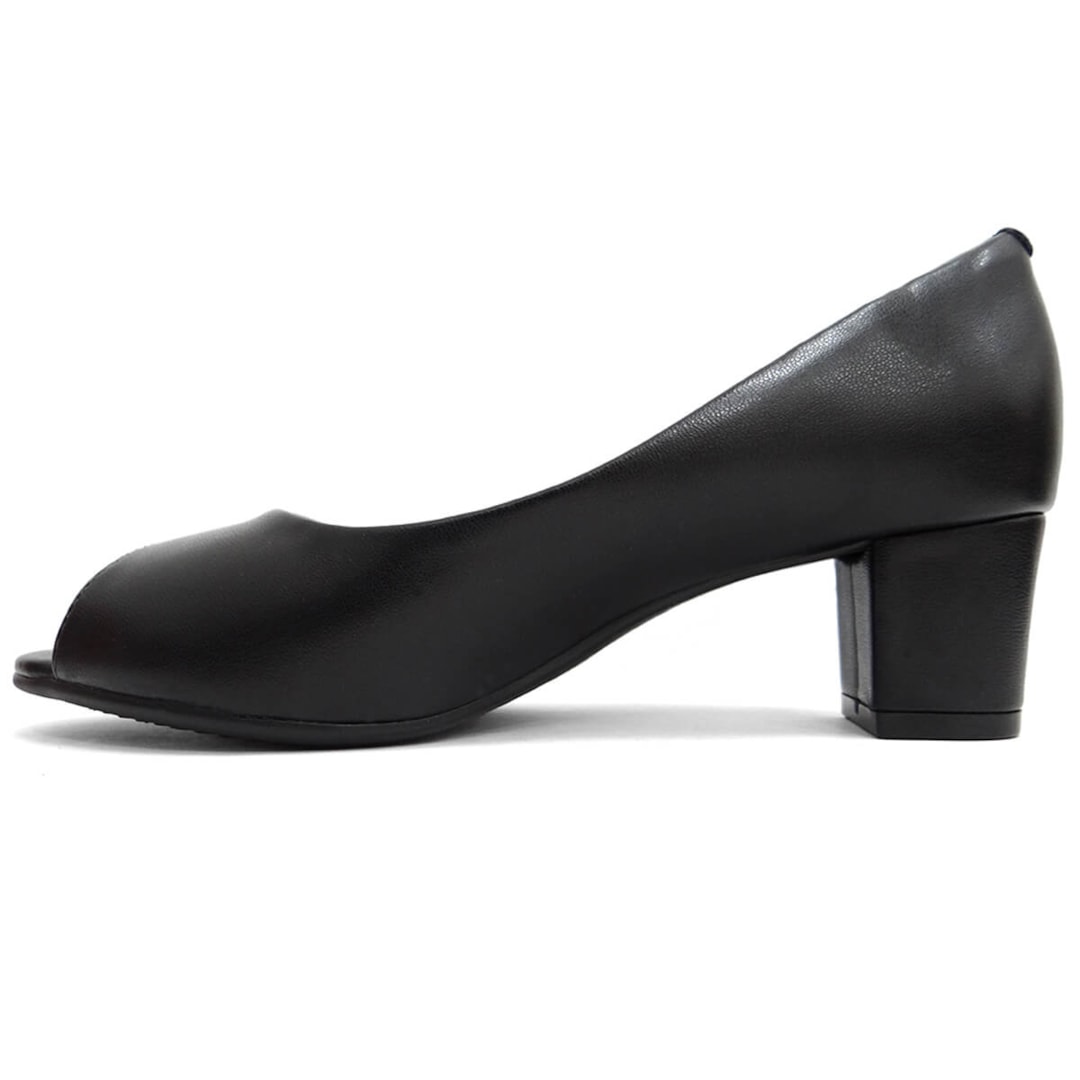 Sapato Beira Rio Salto Bloco 4777.400 Preto