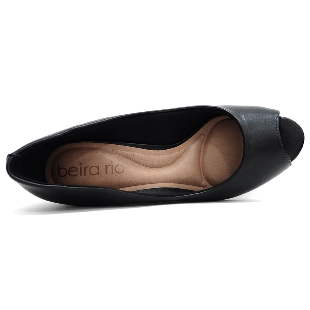 Sapato Beira Rio Salto Bloco 4777.400 Preto