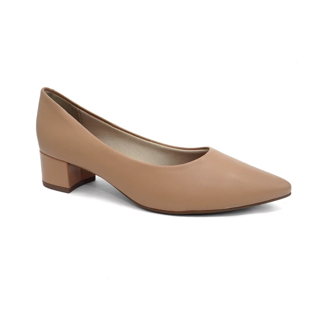Sapato Beira Rio Scarpin Baixo 4182.200 Nude