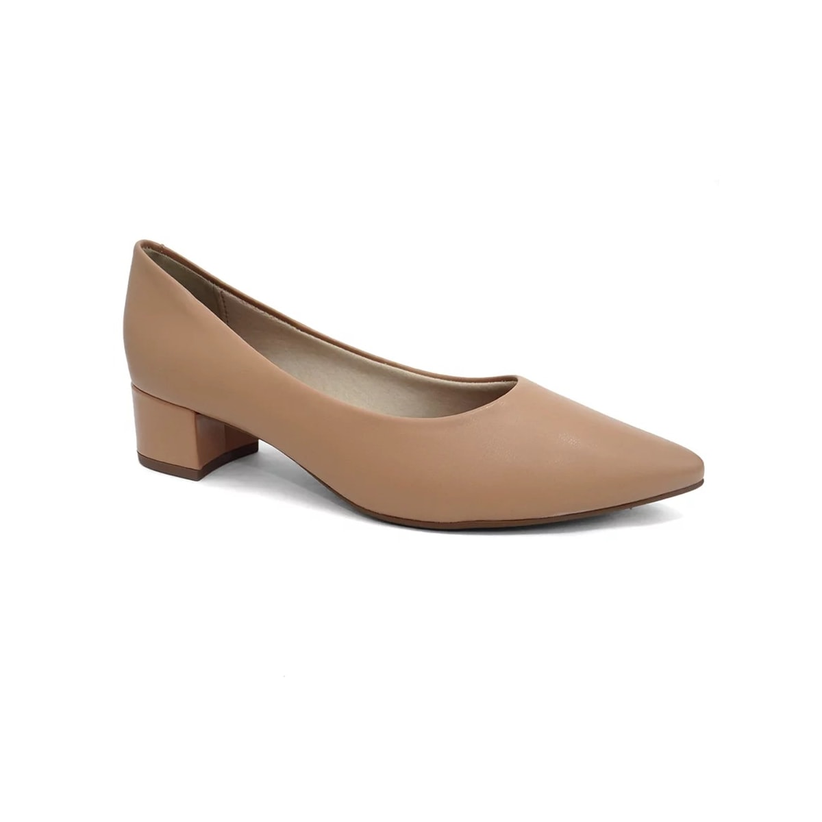 Sapato Beira Rio Scarpin Baixo 4182.200 Nude Sapato Beira Rio Scarpin Baixo 4182.200 Nude