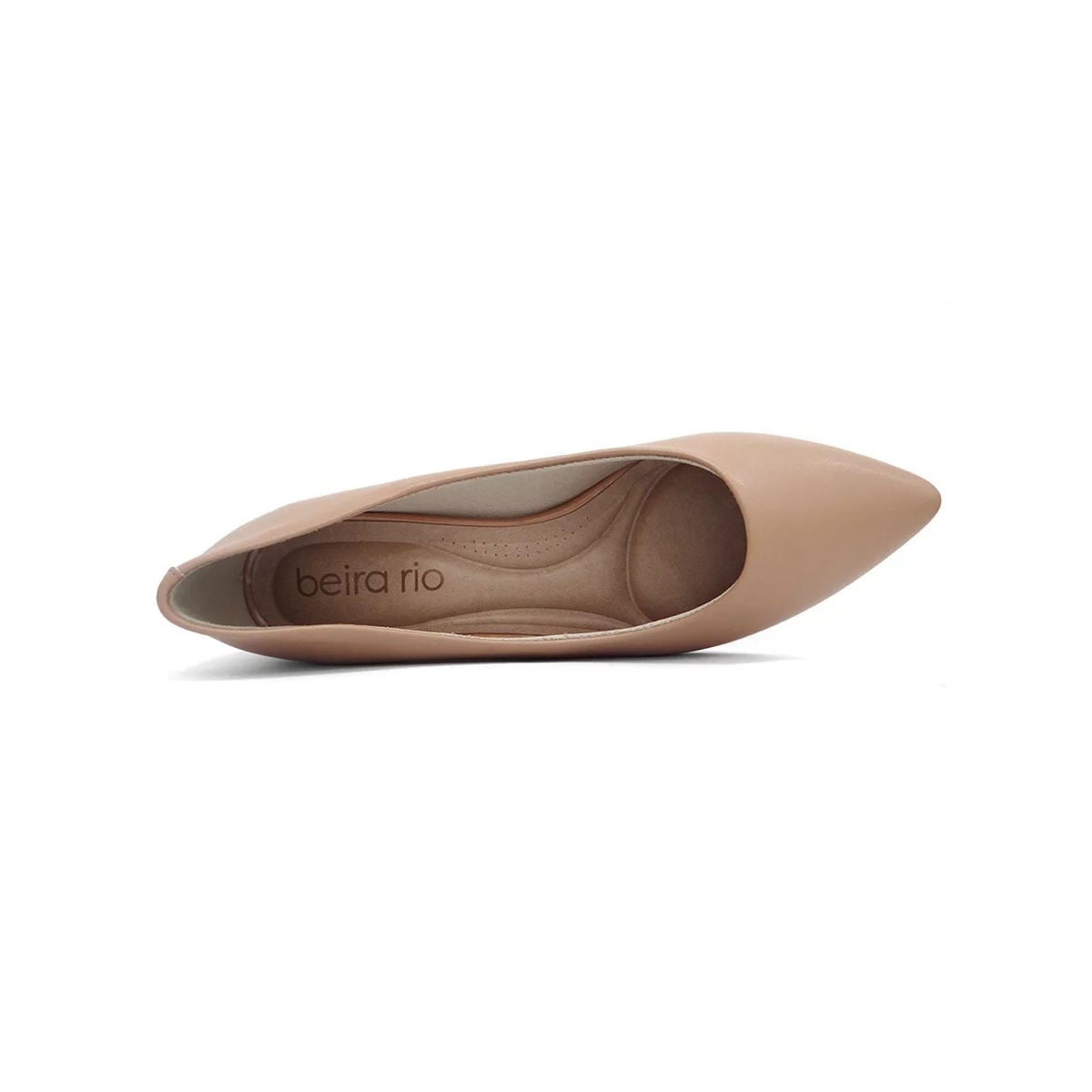 Sapato Beira Rio Scarpin Baixo 4182.200 Nude Sapato Beira Rio Scarpin Baixo 4182.200 Nude