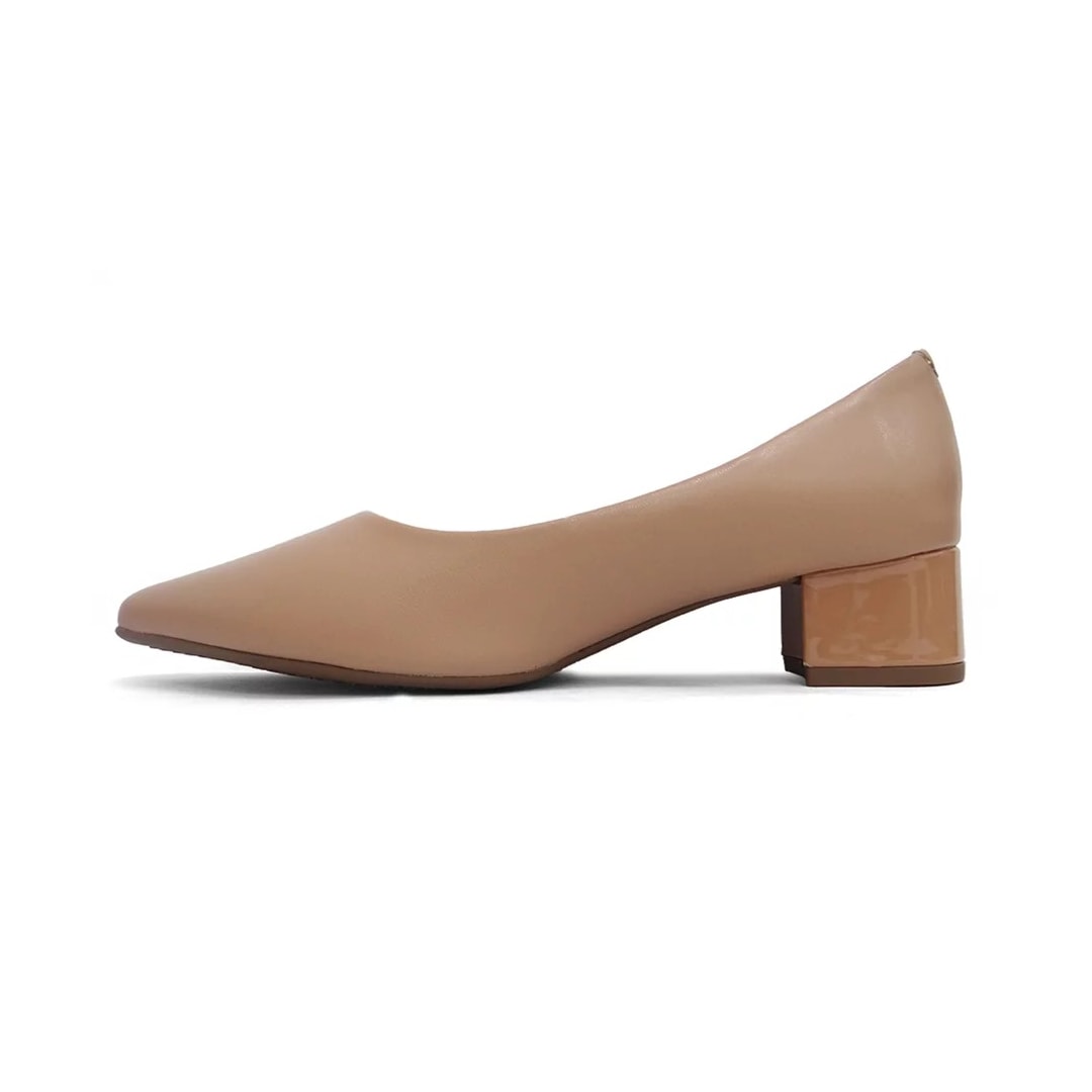 Sapato Beira Rio Scarpin Baixo 4182.200 Nude Sapato Beira Rio Scarpin Baixo 4182.200 Nude