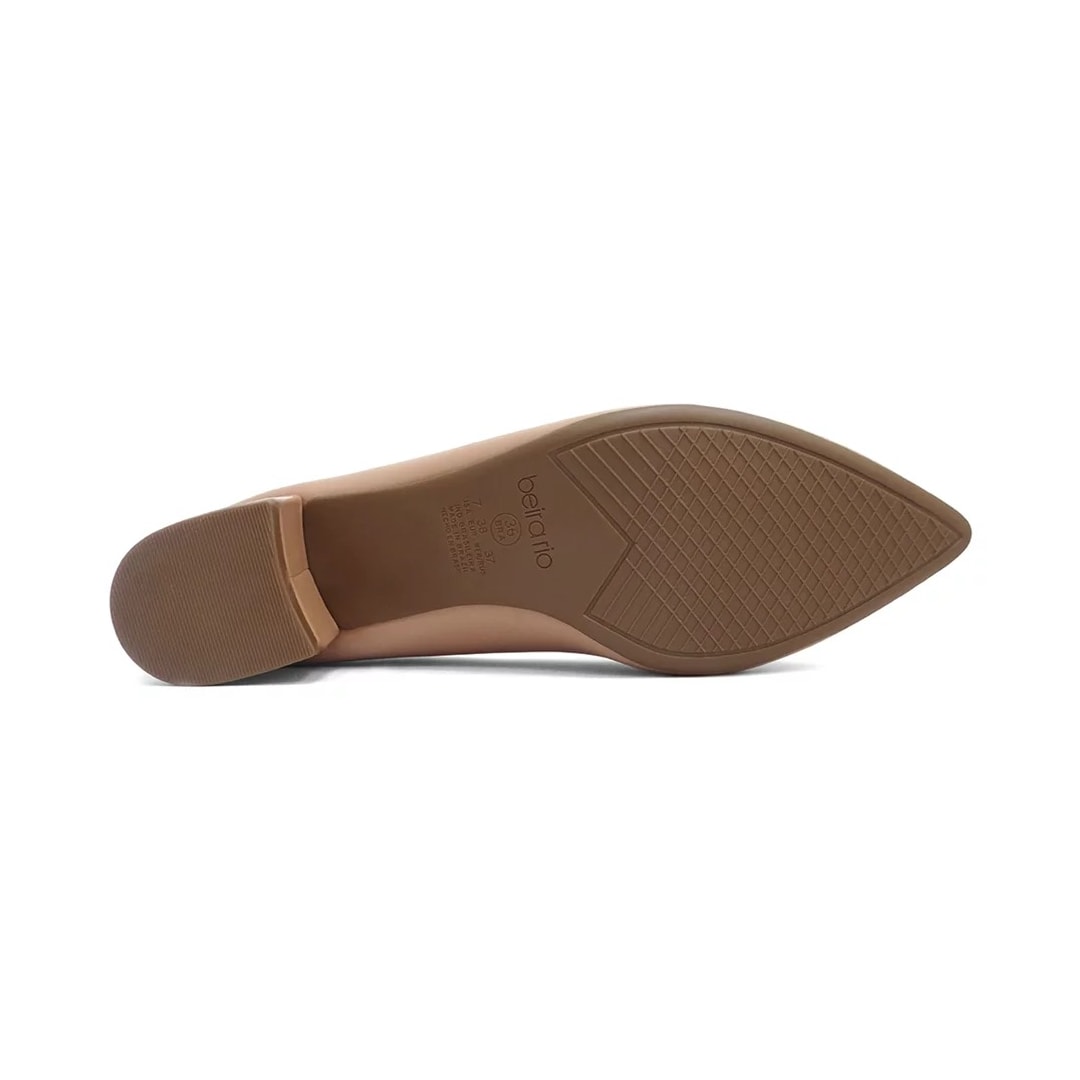 Sapato Beira Rio Scarpin Baixo 4182.200 Nude