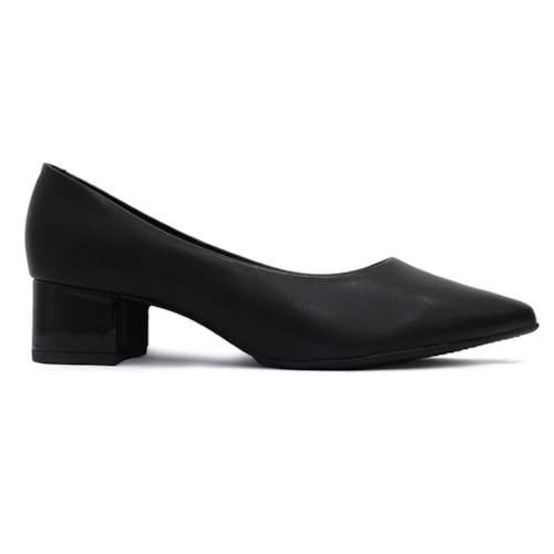 Detalhe - Sapato Beira Rio Scarpin Baixo 4182.200 Preto