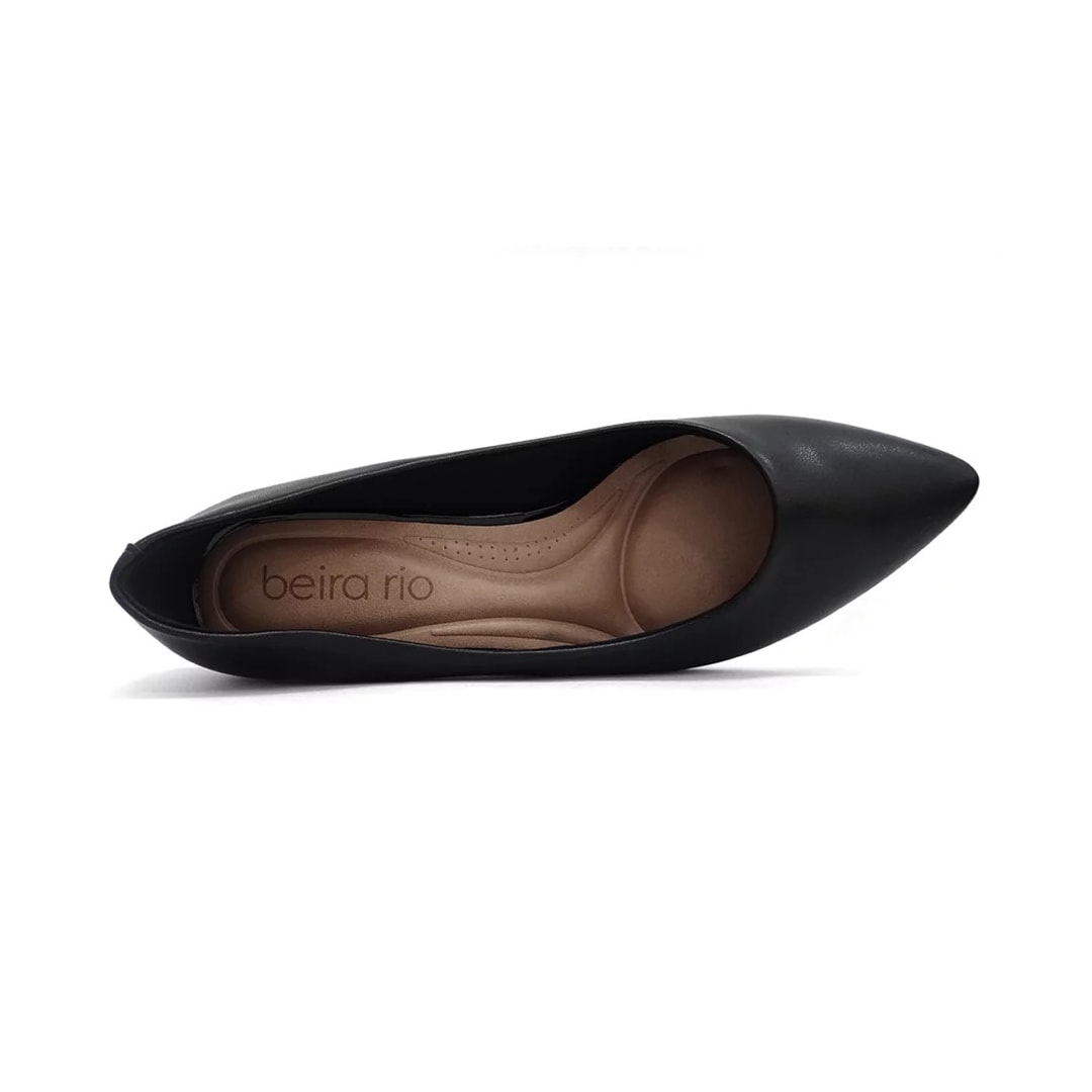 Sapato Beira Rio Scarpin Baixo 4182.200 Preto