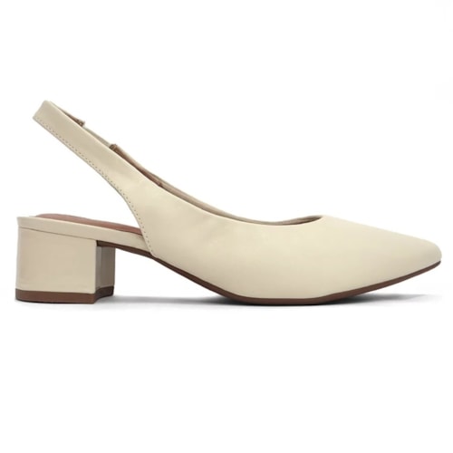 Sapato Beira Rio Slingback Scarpin 4182.220 Preto