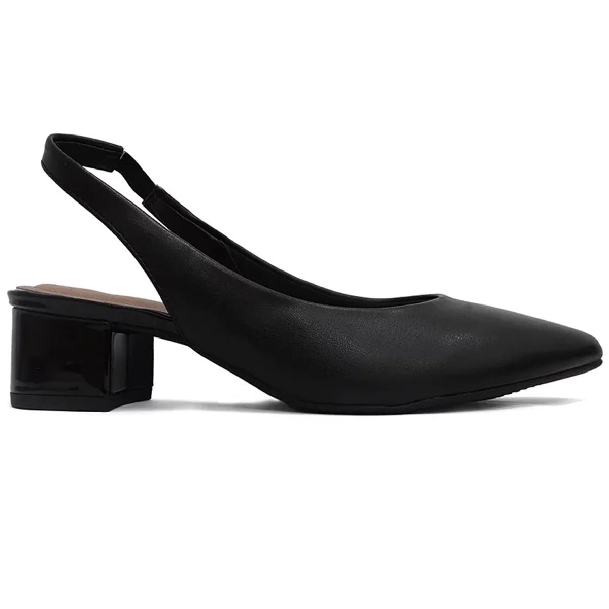 Sapato Beira Rio Slingback Scarpin 4182.220 Preto Sapato Beira Rio Slingback Scarpin 4182.220 Preto