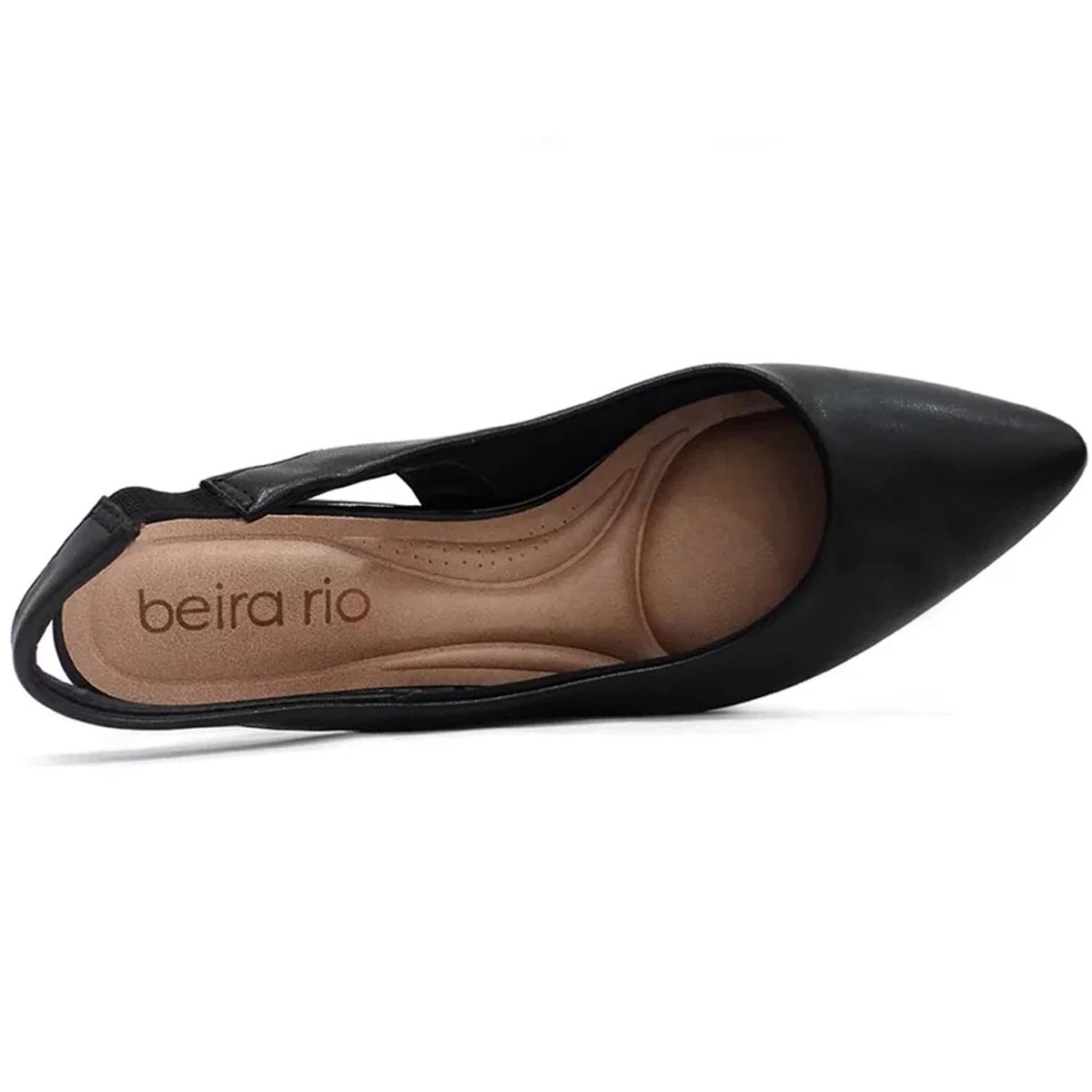 Sapato Beira Rio Slingback Scarpin 4182.220 Preto Sapato Beira Rio Slingback Scarpin 4182.220 Preto