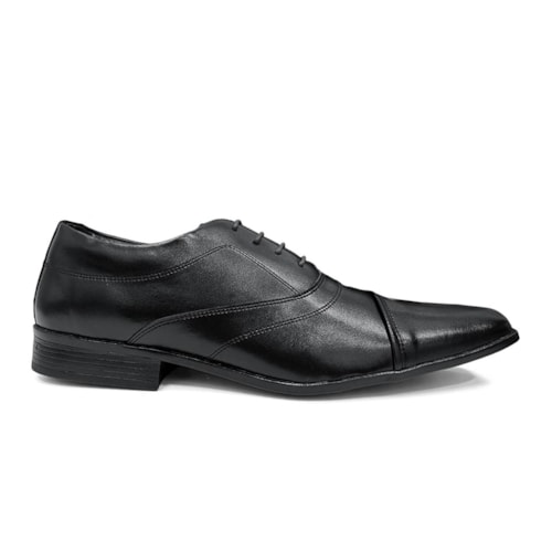Detalhe - Sapato Bertelli Masculino Social 70.078 Preto
