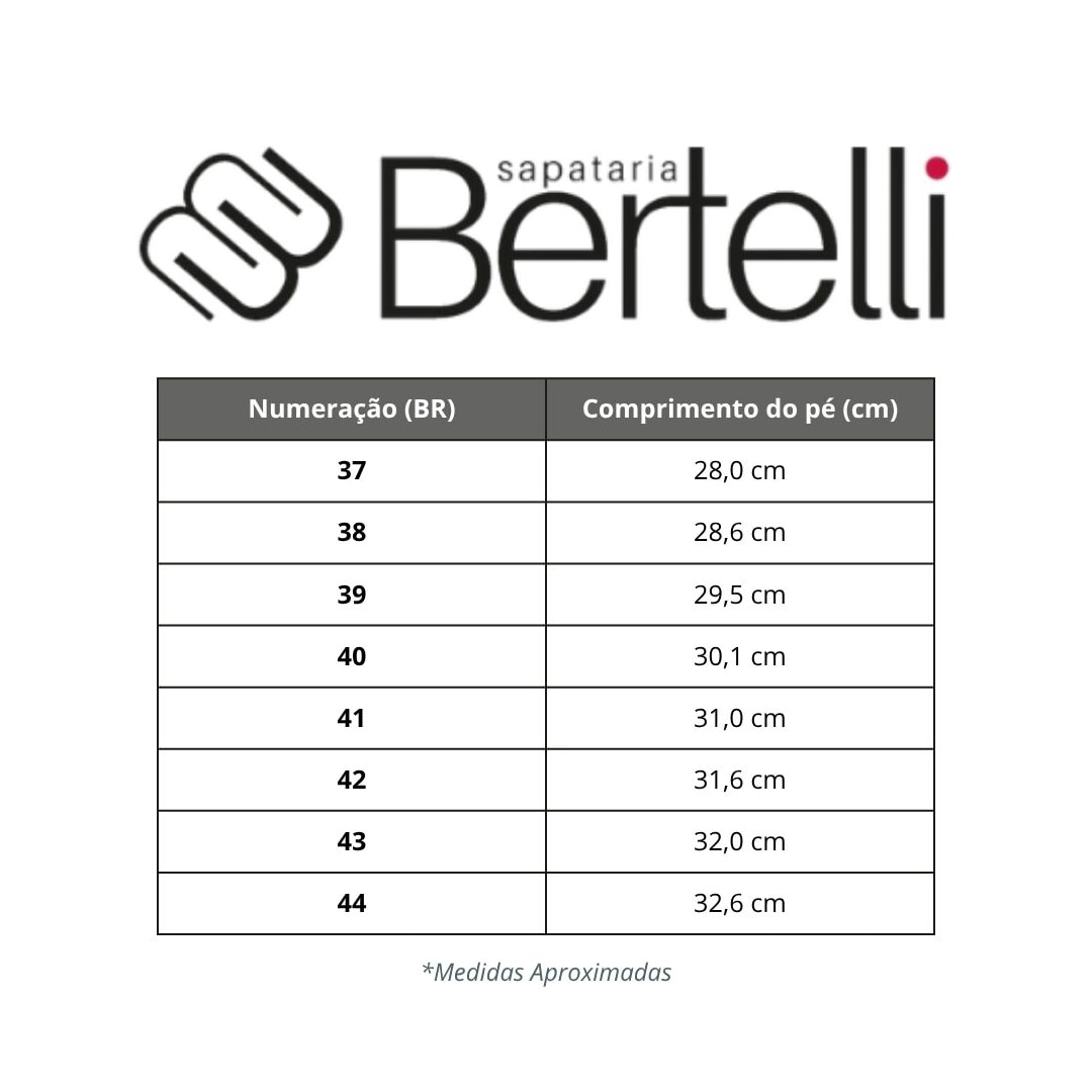 Sapato Bertelli Masculino Social 70.078 Preto