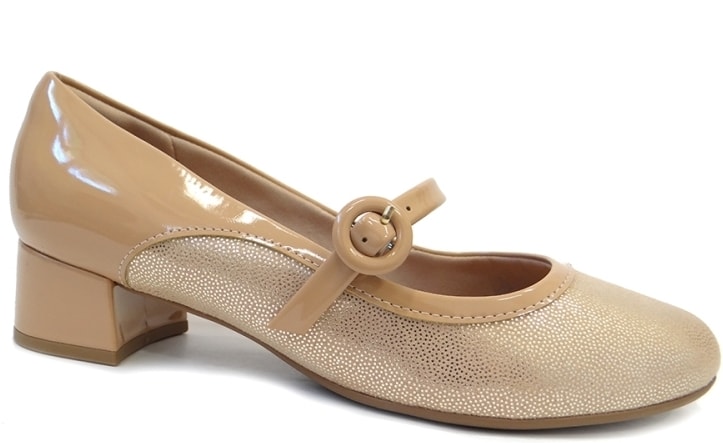 sapato boneca piccadilly conforto salto 5 cm