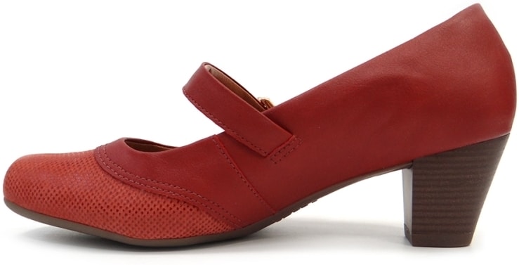 sapato boneca marsala