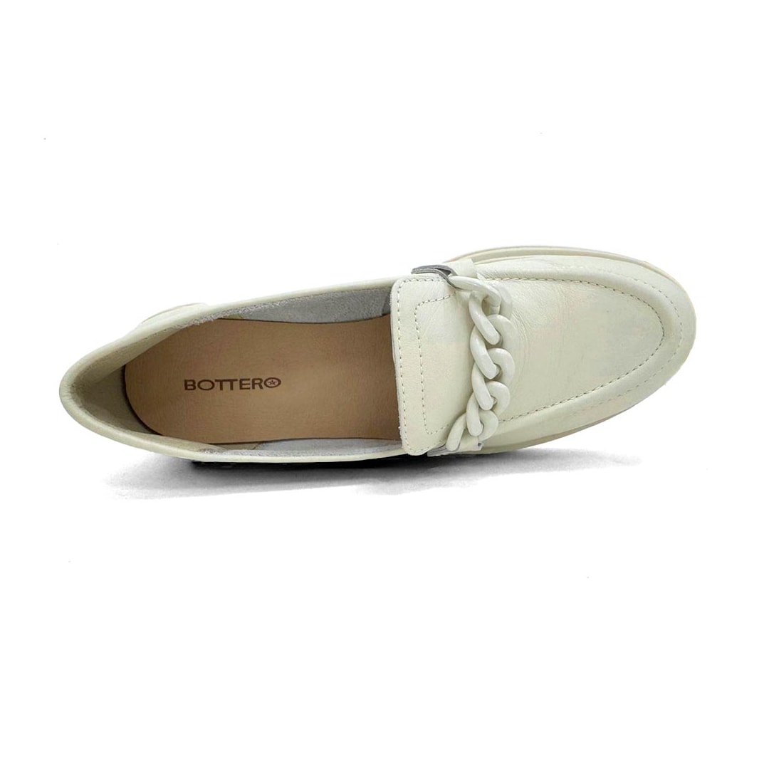 Sapato Bottero Couro Mocassim 342201 Gelo Sapato Bottero Couro Mocassim 342201 Gelo