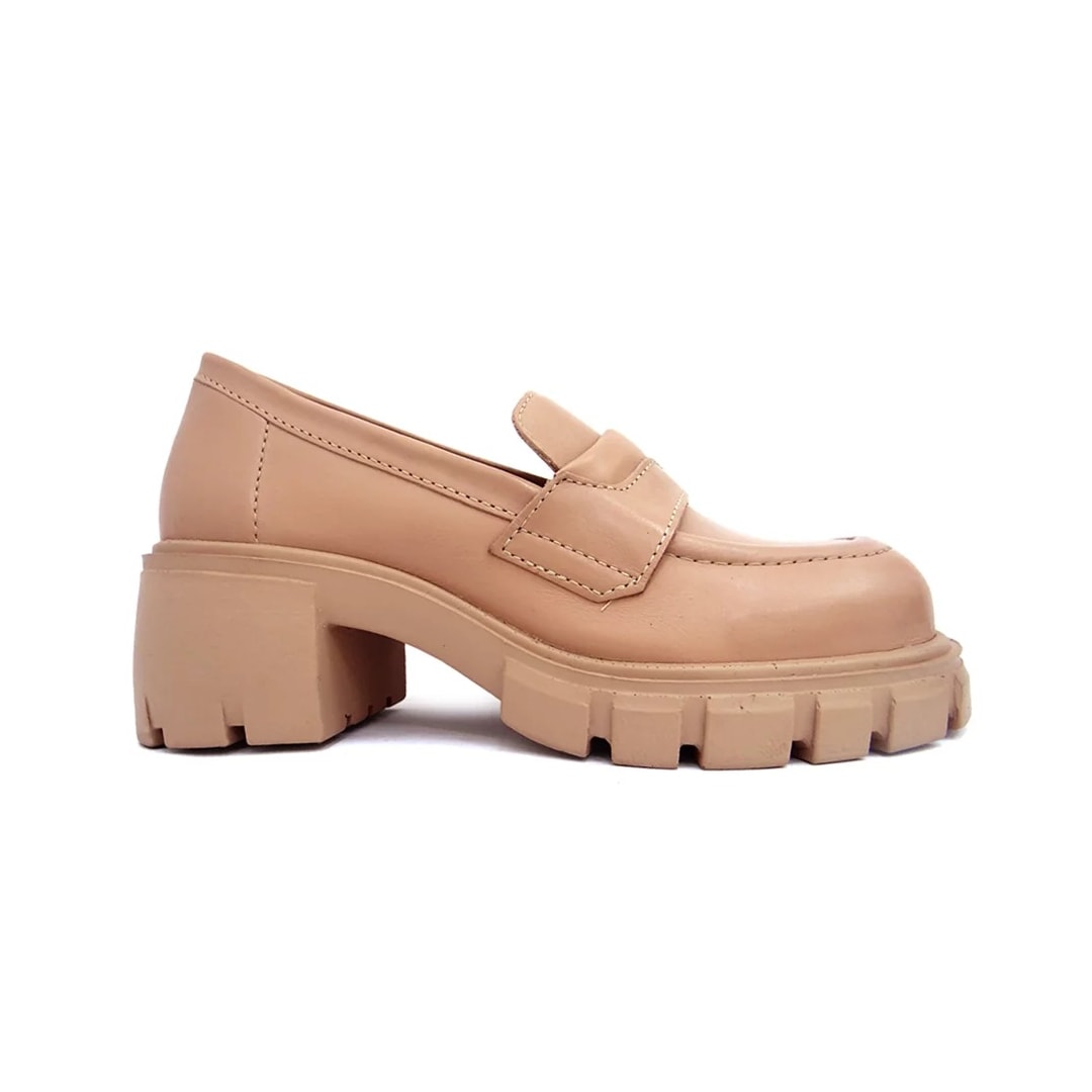 Sapato Bottero De Couro Mocassim 34730 Brown Sugar