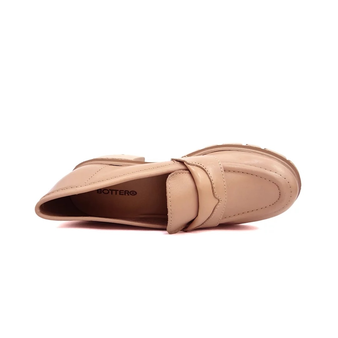 Sapato Bottero De Couro Mocassim 34730 Brown Sugar