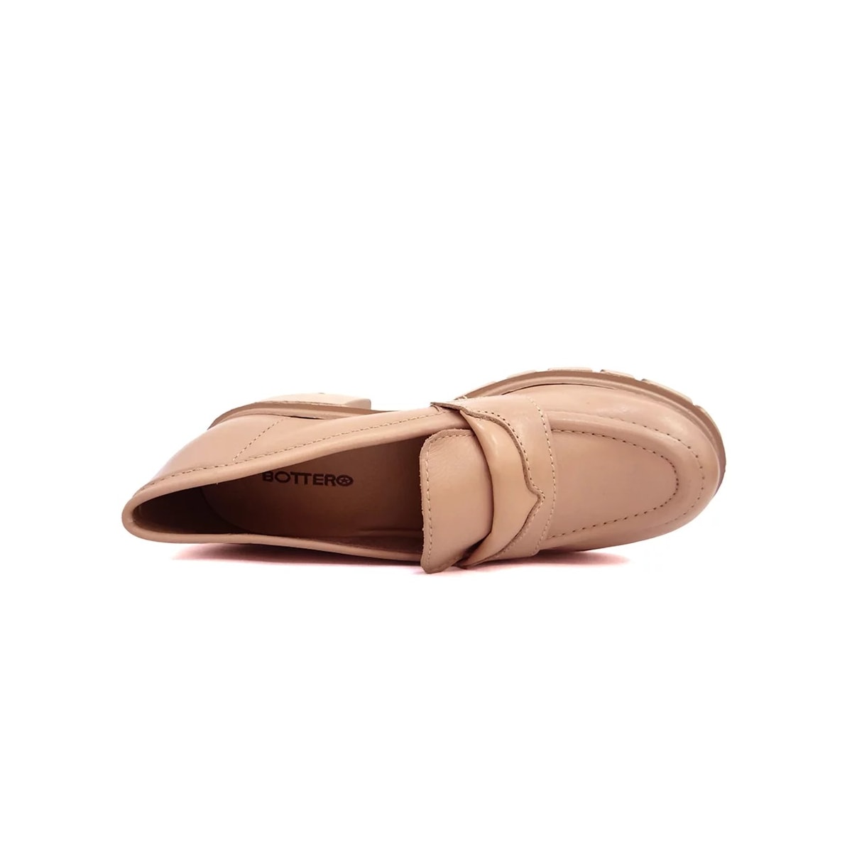 Sapato Bottero De Couro Mocassim 34730 Brown Sugar