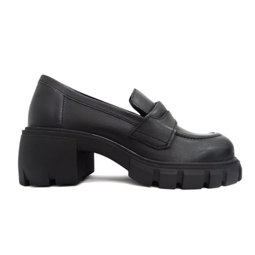 Detalhe - Sapato Bottero De Couro Mocassim 34730 Preto