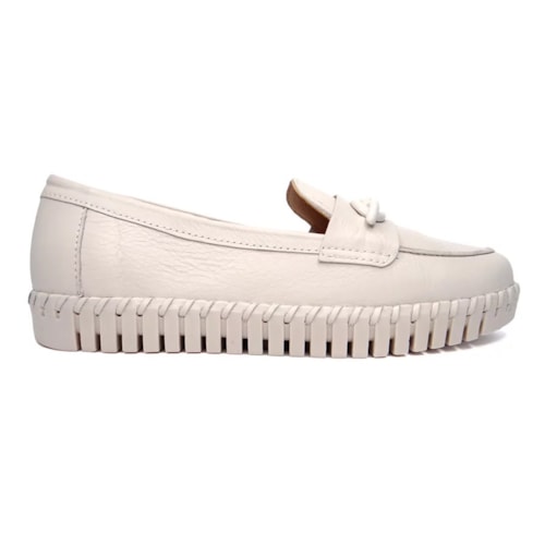 Sapato Bottero Mocassim Couro 35430 Off White