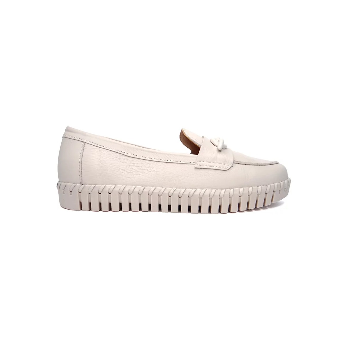 Sapato Bottero Mocassim Couro 35430 Off White Sapato Bottero Mocassim Couro 35430 Off White