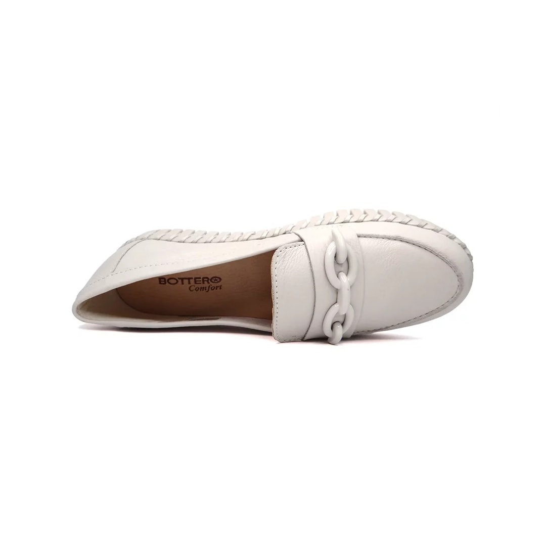 Sapato Bottero Mocassim Couro 35430 Off White Sapato Bottero Mocassim Couro 35430 Off White