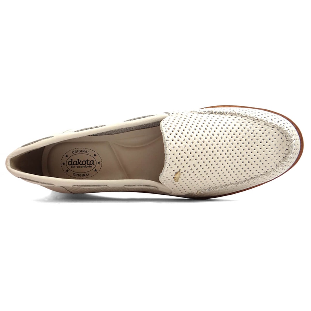 Sapato Dakota Mocassim De Couro G9051 Tule