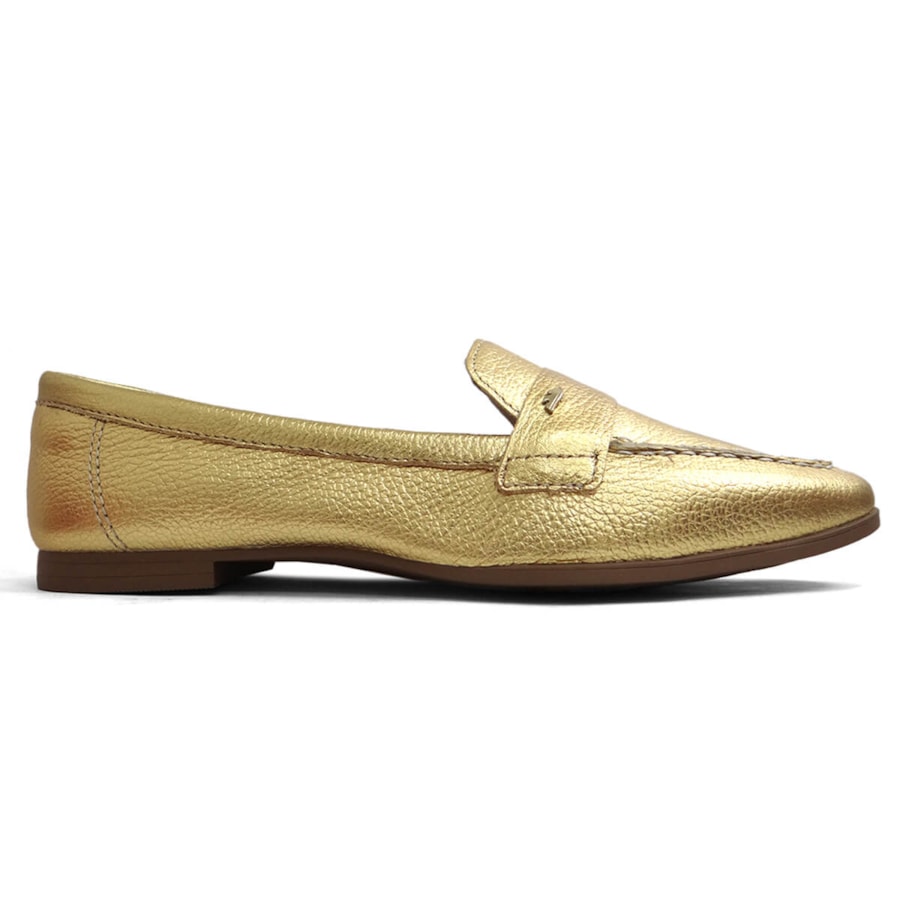 Sapato Dakota Mocassim Metalizado G6081 Ouro Sapato Dakota Mocassim Metalizado G6081 Ouro