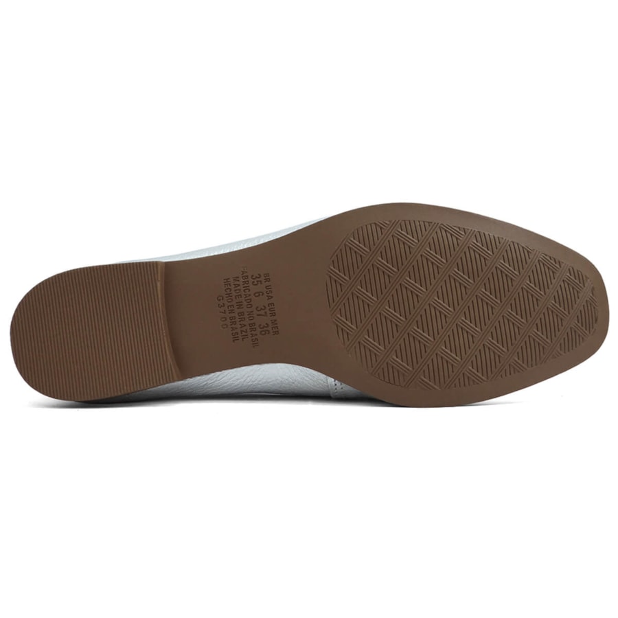 Sapato Dakota Mocassim Metalizado G6081 Prata