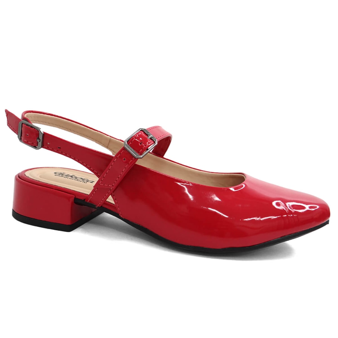 Sapato Dakota Slingback Boneca G9711 Malagueta Sapato Dakota Slingback Boneca G9711 Malagueta